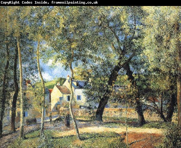 Camille Pissarro Hurrying to the landscape